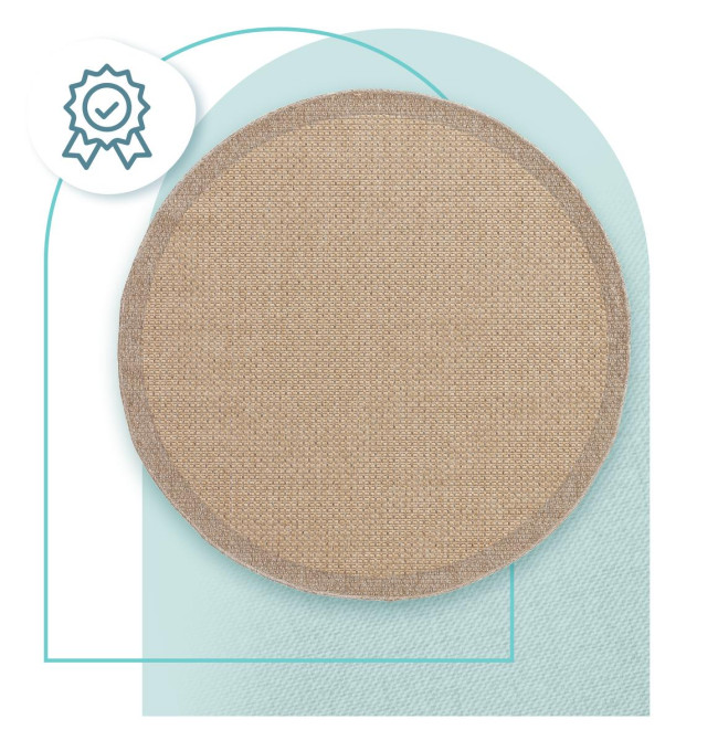 Koberec Adana Sheer béžový kruh