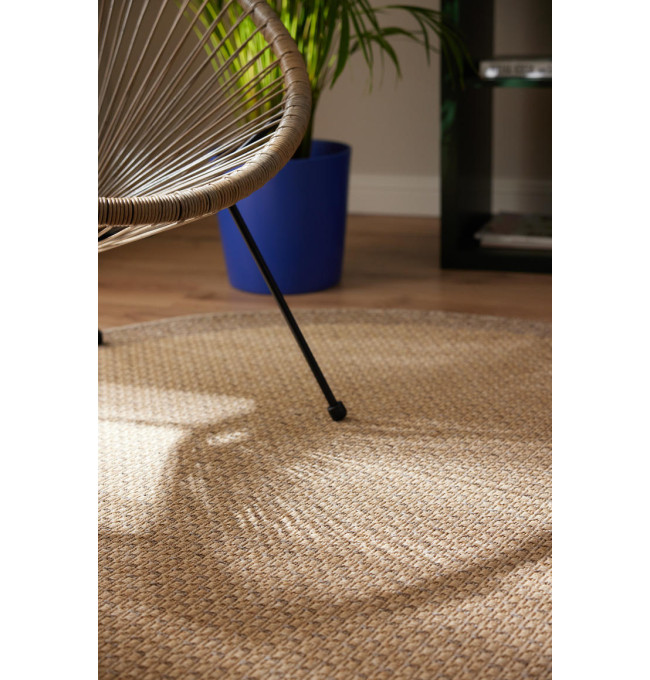 Koberec Adana Sheer béžový kruh