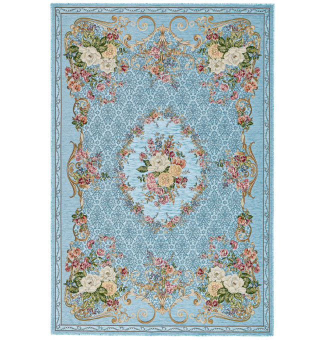 Koberec FLOMI FLORENCE tyrkysový
