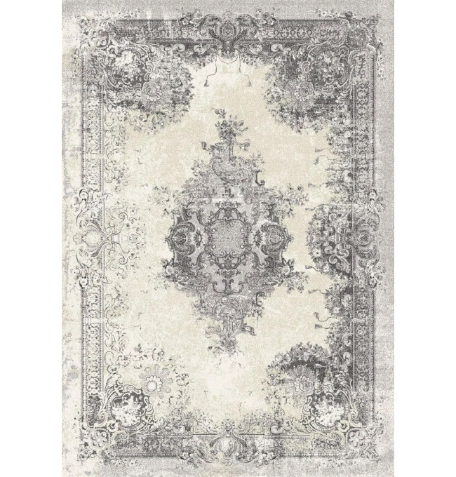 Koberec MERI šedý / krémový