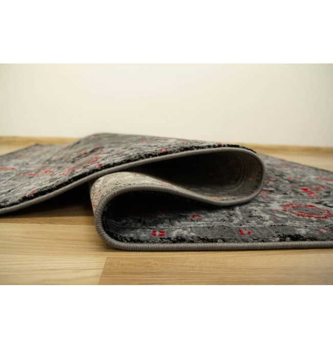 Koberec Victoria 7094A Ornament šedý / červený