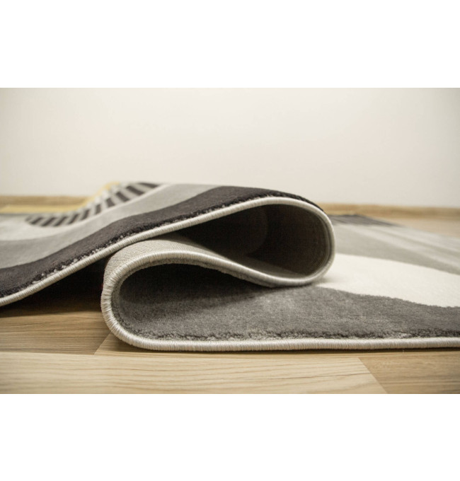 Koberec Victoria F322A šedý / světle šedý geometrický