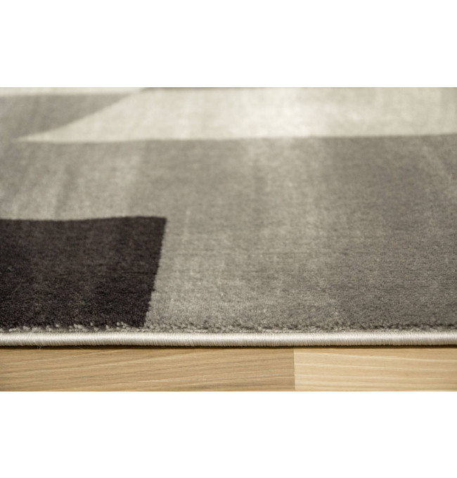 Koberec Victoria F322A šedý / světle šedý geometrický