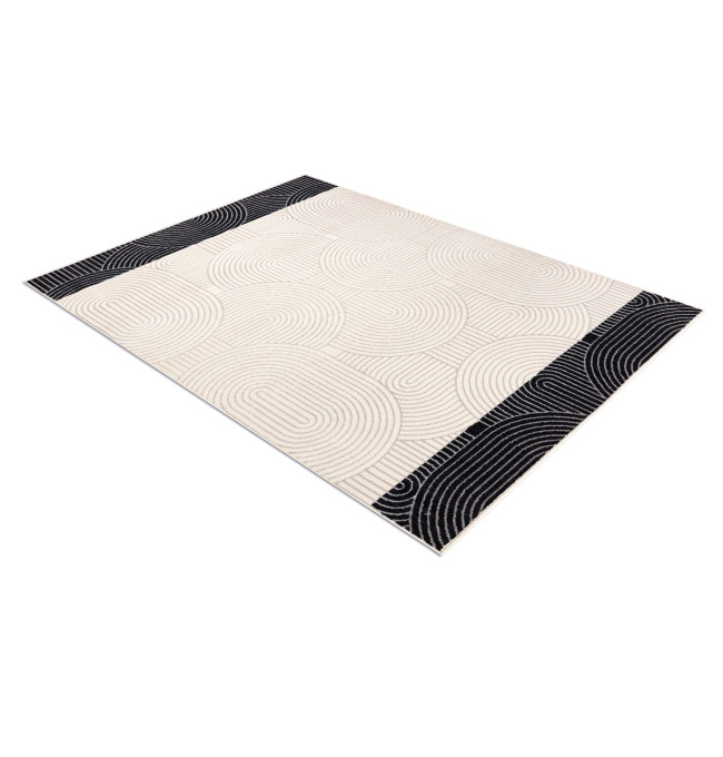 Koberec ANGEL 7901 / 52044 geometrický, béžový / černý