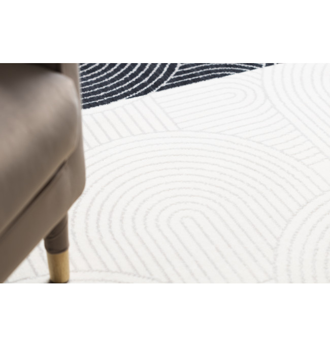 Koberec ANGEL 7901 / 52044 geometrický, béžový / černý