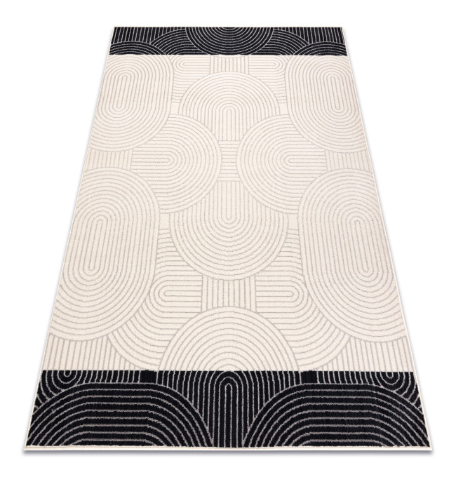 Koberec ANGEL 7901 / 52044 geometrický, béžový / černý