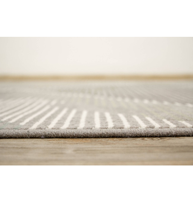 Koberec Ballata Elian Shale geometrický, šedý / zelený