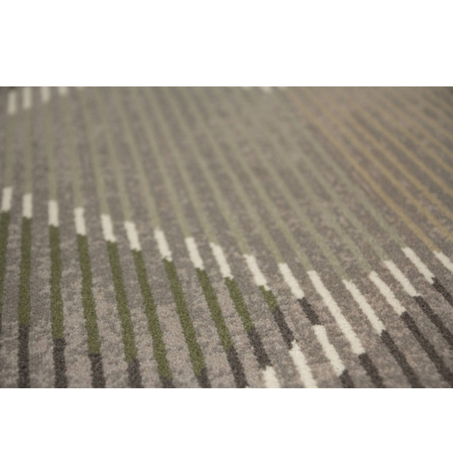 Koberec Ballata Elian Shale geometrický, šedý / zelený