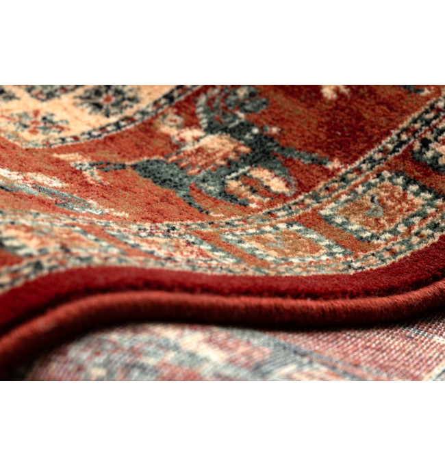 Koberec KASHQAI 4301 300 orientální / rám, terakota / zelený