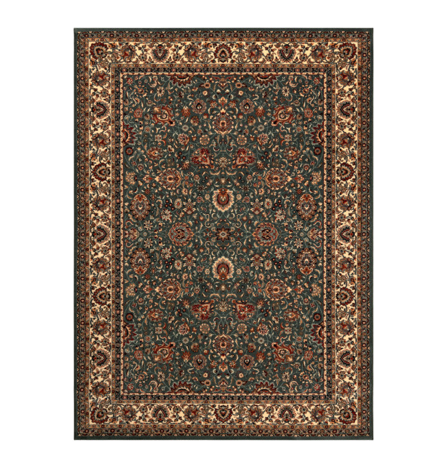 Koberec KASHQAI 4362 410 zelený / béžový