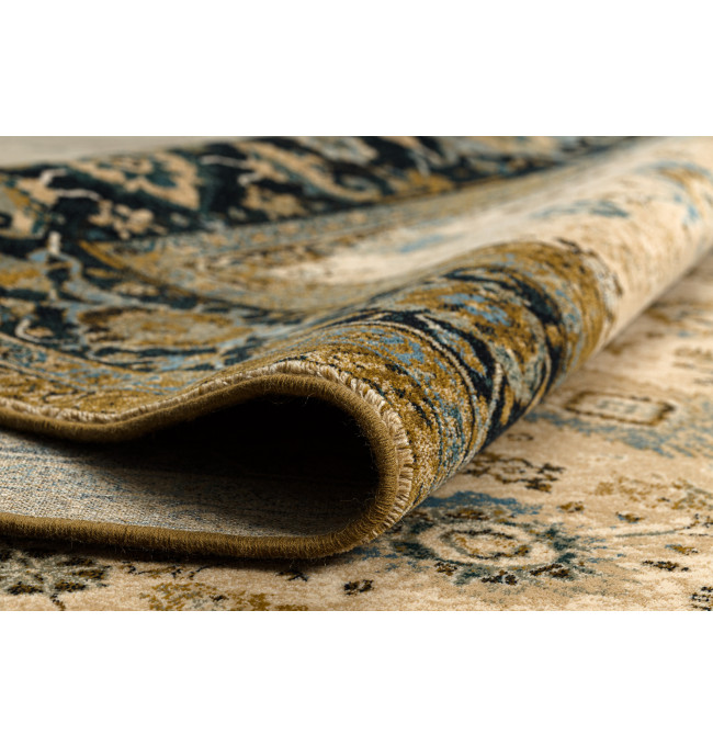 Koberec OMEGA AVILA Ornament rám, hnědý