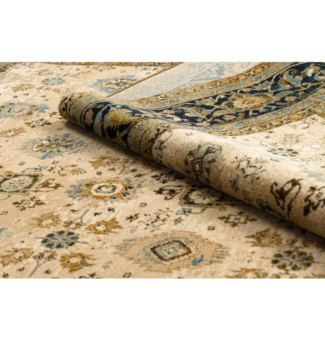 Koberec OMEGA AVILA Ornament rám, hnědý