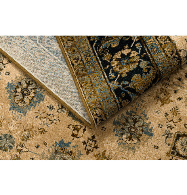 Koberec OMEGA AVILA Ornament rám, hnědý