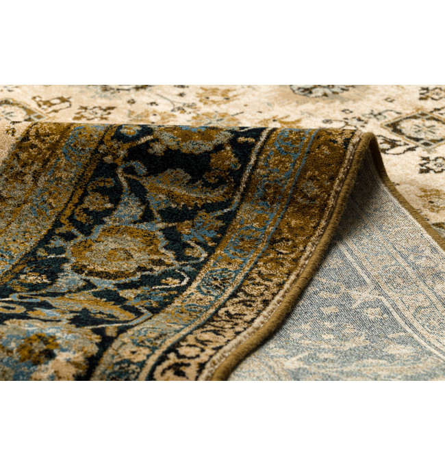 Koberec OMEGA AVILA Ornament rám, hnědý