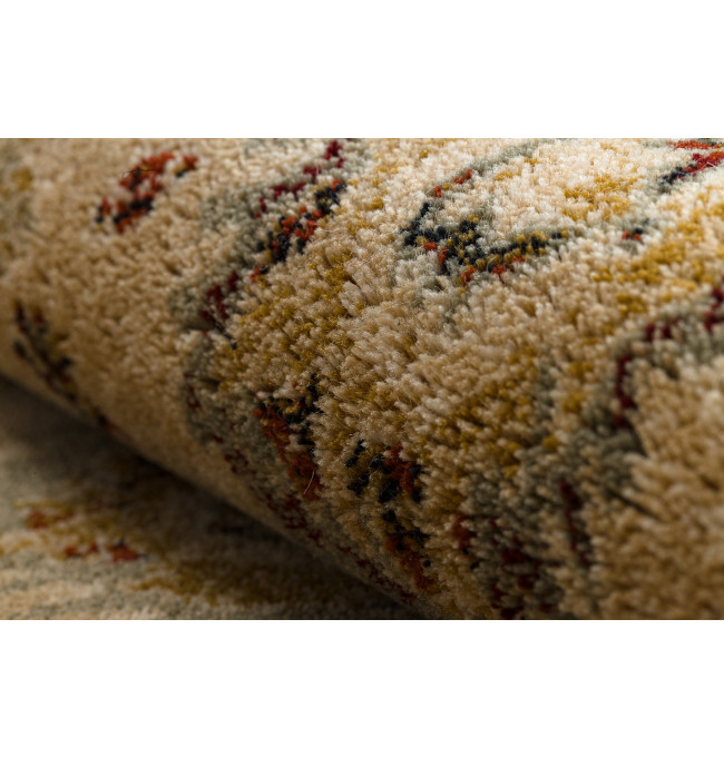 Koberec OMEGA AVILA Ornament rám, béžový