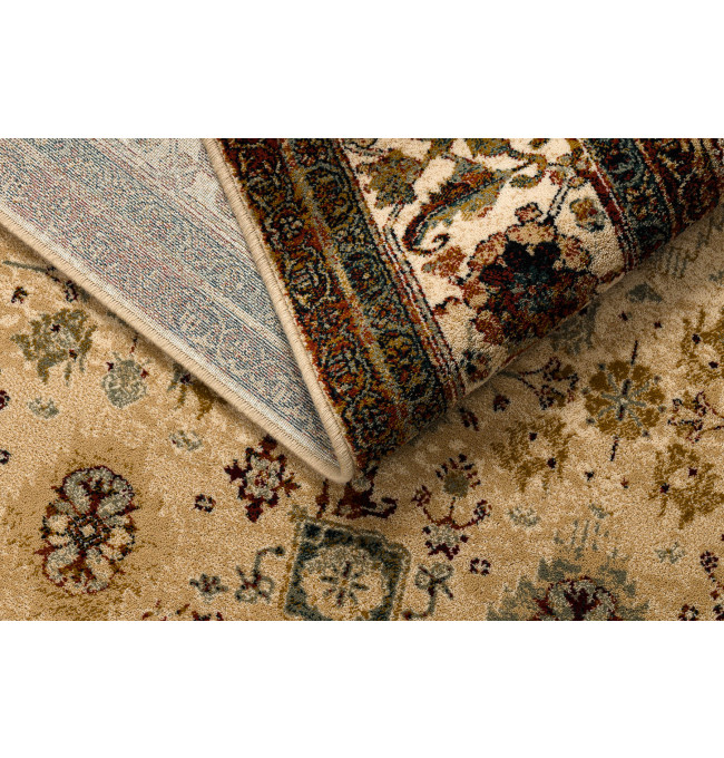 Koberec OMEGA AVILA Ornament rám, béžový