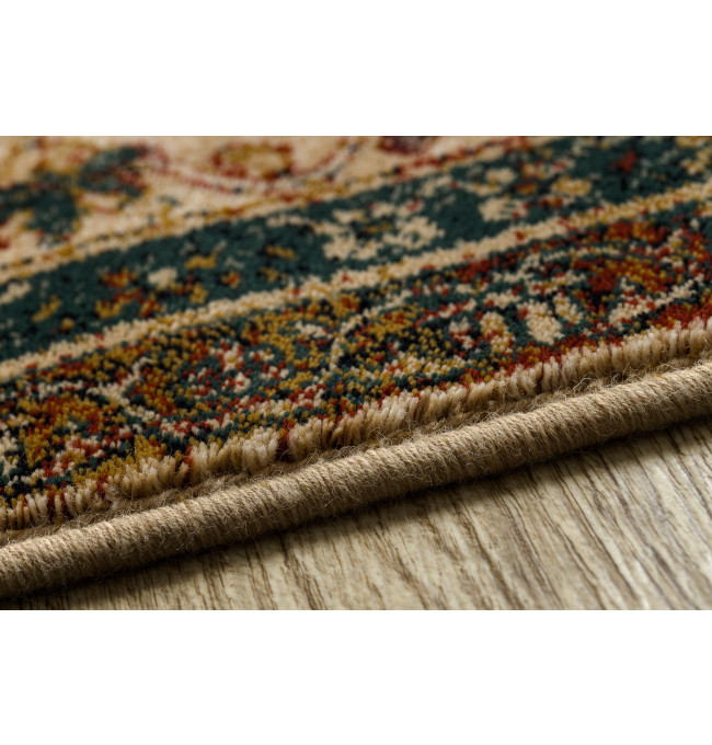 Koberec OMEGA AVILA Ornament rám, béžový