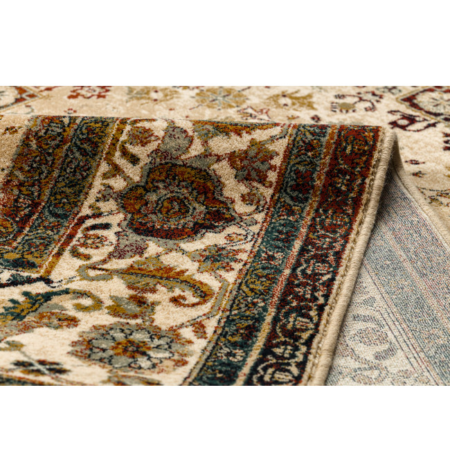 Koberec OMEGA AVILA Ornament rám, béžový