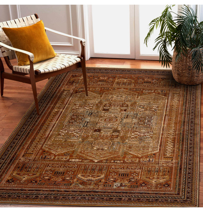 Koberec OMEGA SIRAN mosaz hnědý