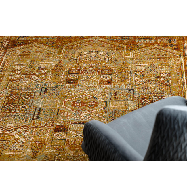 Koberec OMEGA SIRAN mosaz hnědý