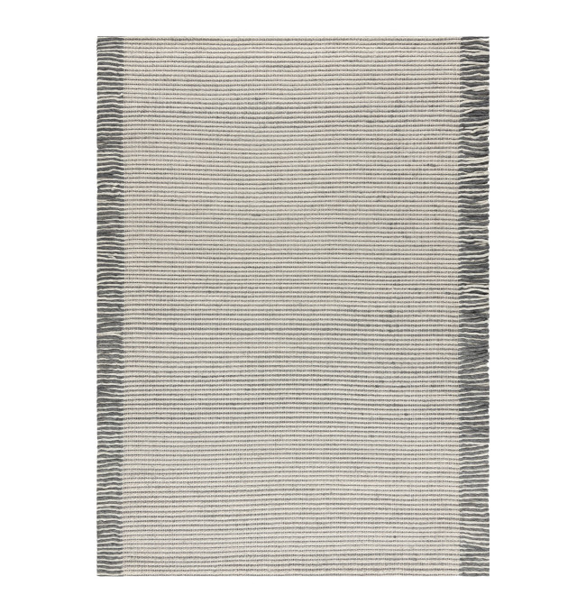 Koberec TAHAR 99003F krémový / šedý, linie / třásně