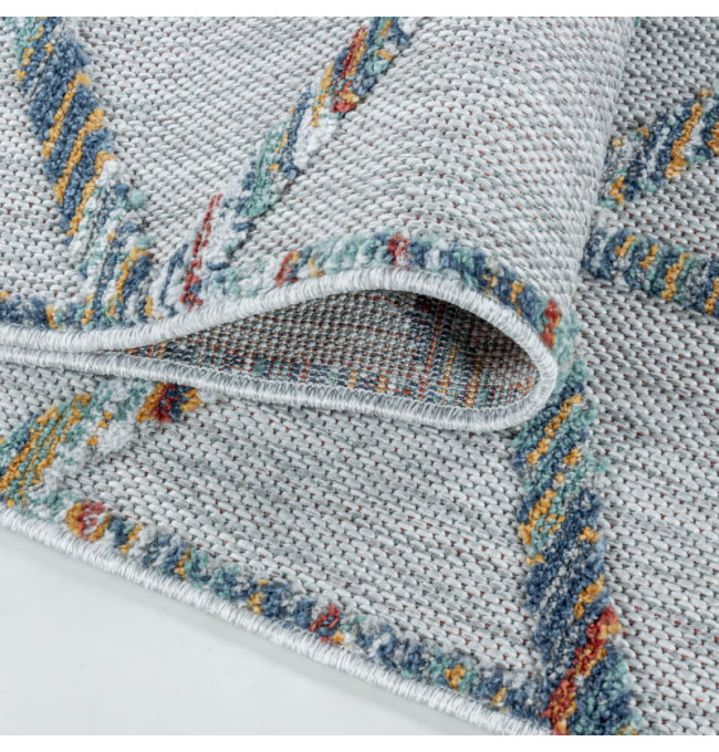 Šňůrkový koberec Bahama 3D romby multicolor