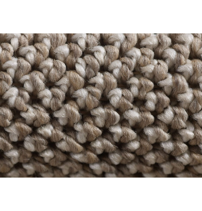 Koberec Loom hnedý kruh