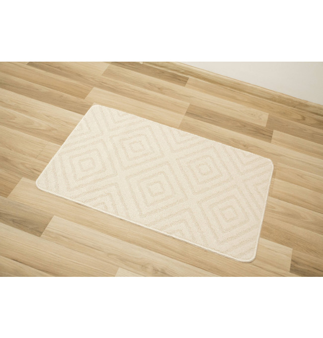 Koupelnový kobereček Cross 2 béžový