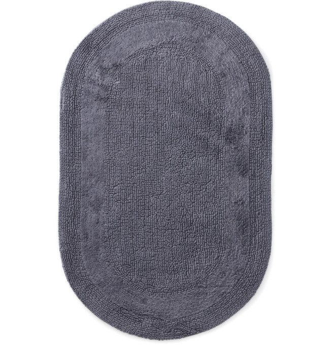 koupelnový kobereček Javo Cotton antracitová ovál