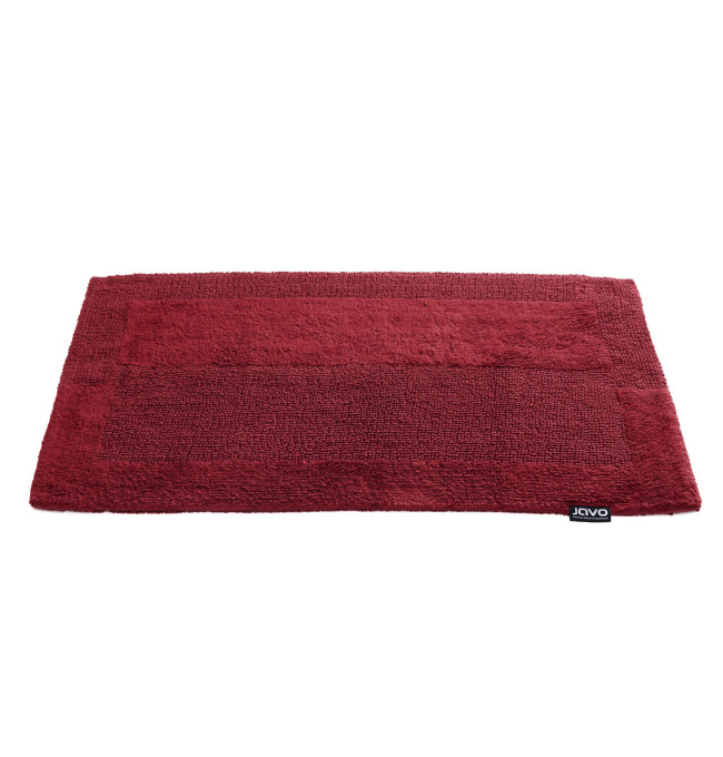 Koupelnový kobereček Javo Cotton bordó