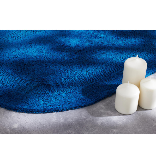 Koupelnový kobereček Javo Cotton tmavotyrkysový ovál