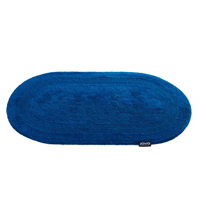 Koupelnový kobereček Javo Cotton tmavotyrkysový ovál