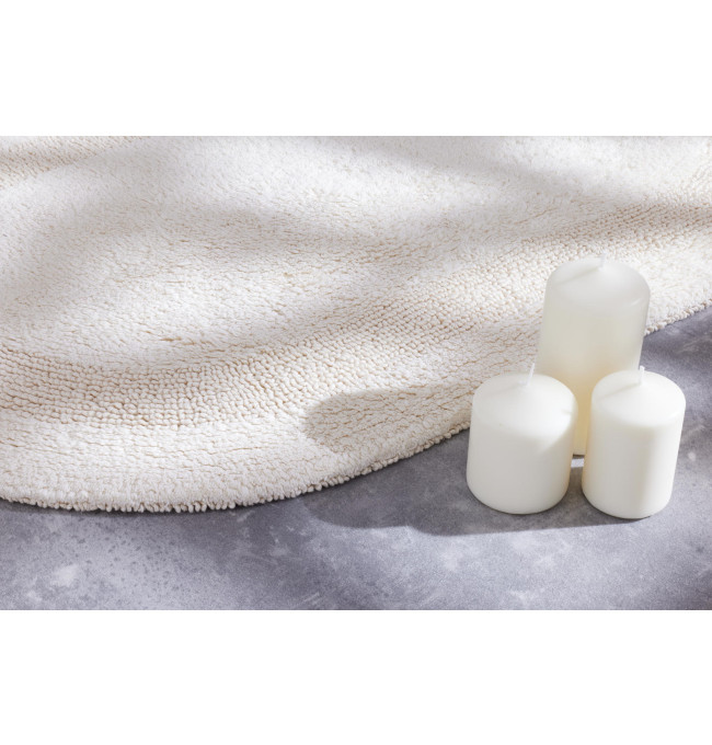 Koupelnový kobereček Javo Cotton naturální ovál
