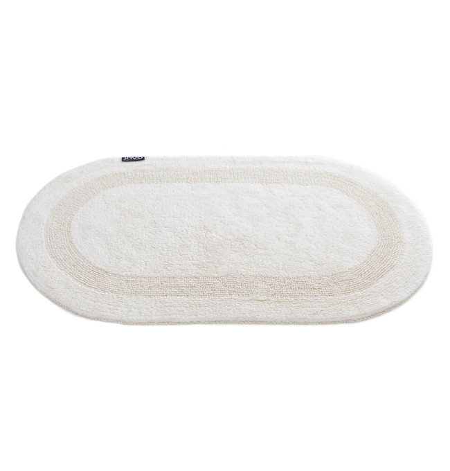 Koupelnový kobereček Javo Cotton naturální ovál