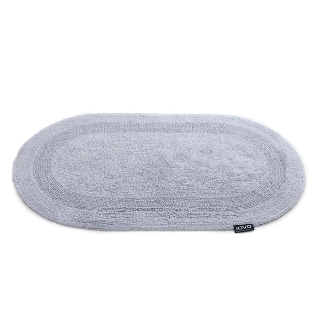 Koupelnový kobereček Javo Cotton popelový ovál
