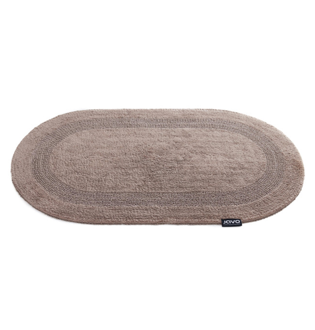 Koupelnový kobereček Javo Cotton sepia ovál