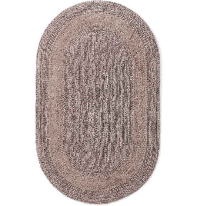 Koupelnový kobereček Javo Cotton sepia ovál