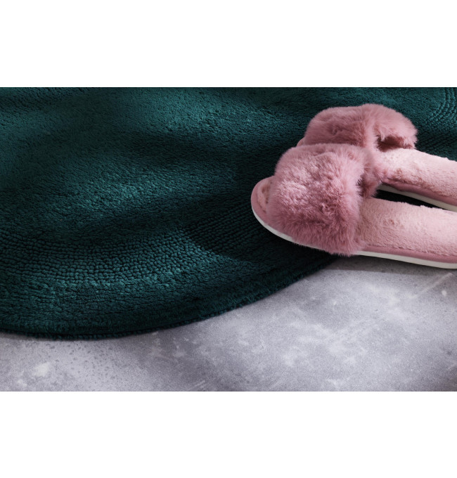 Koupelnový kobereček Javo Cotton zelený ovál