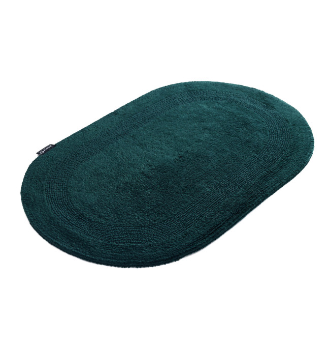 Koupelnový kobereček Javo Cotton zelený ovál