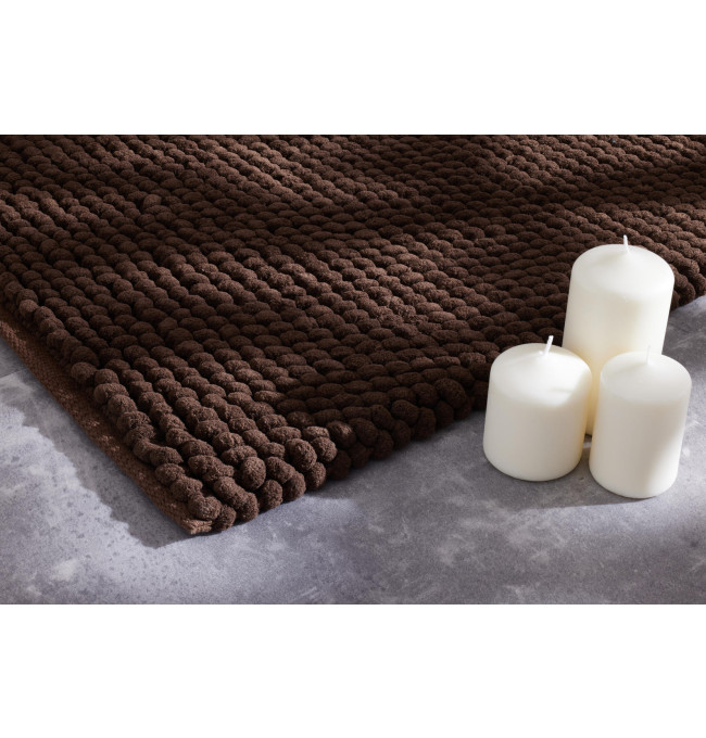 Koupelnový kobereček Javo Premium hnědý