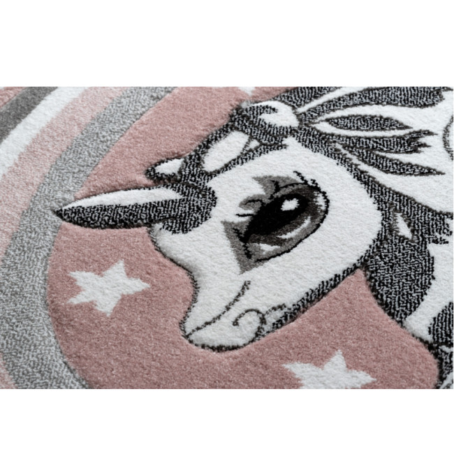 Koberec KRUH PETIT PONY KONÍK růžový