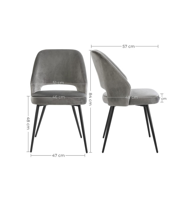 Jídelní židle 2ks LDC81GYV1