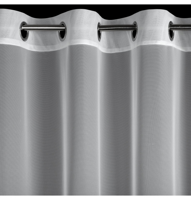 Hotová záclona ALIRA krémová / šampaňská - na průchodkách