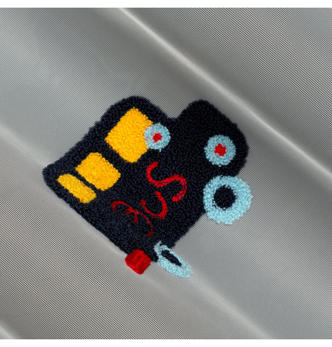 Hotová záclona ALVIN bílá - na průchodkách