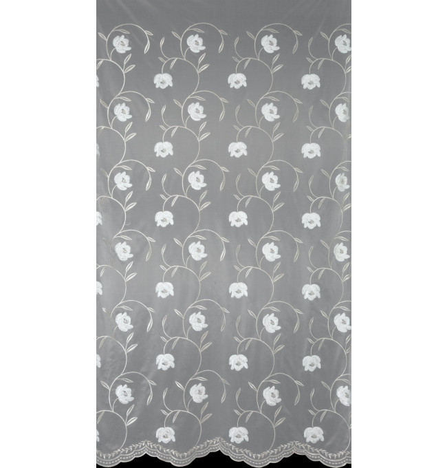 Hotová záclona AMIRI krémová - na průchodkách