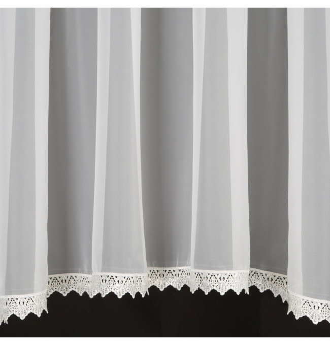 Hotová záclona CANDY bílá - na pásce