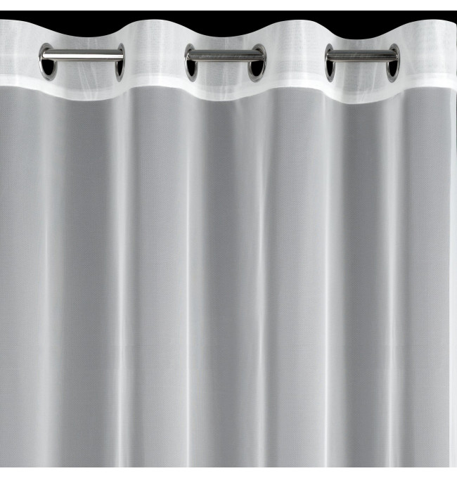 Hotová záclona HANA B bílá - na průchodkách