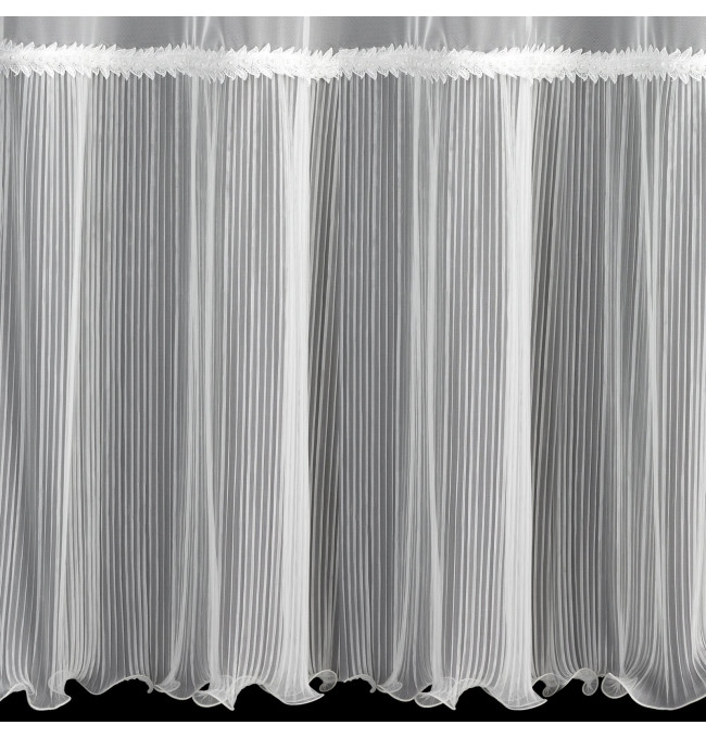 Hotová záclona HANA B bílá - na průchodkách