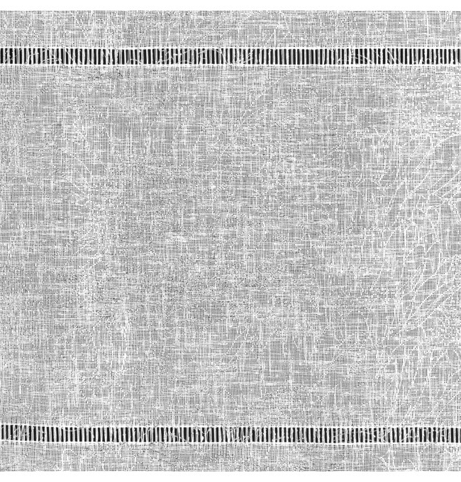 Hotová záclona KATY bílá / stříbrná - na průchodkách