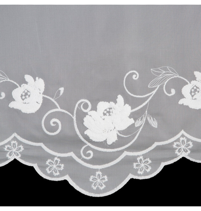 Hotová záclona LETI bílá - na průchodkách